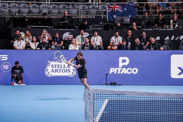 RECORD DATE NOT STATED corentin moutet e tallon griekspoor uts rio Rio de Janeiro (RJ), 07 16 2026 - sports tennis Brazil UTS RJ - match between Corentin Moutet x Tallon Griekspoor UTS Rio held at Maracanazinho in the city of Rio de Janeiro, this Thursday, July 16, 2026.(Foto: Gabby Costa Thenews2 imago images) SPO  Copyright: xGabbyxCostax