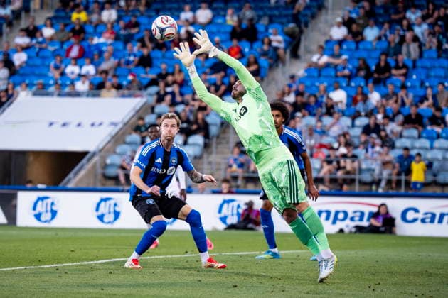 July 16, 2026, Montreal, Pq, Canada: CF Montreal goalkeeper Thomas Gillier (31) makes a save during first half MLS, Fussball Herren, USA soccer action against Toronto FC, in Montreal on Thursday, July 16, 2026. Canada News - July 16, 2026  - ZUMAc35_ 20260716_zaf_c35_121 Copyright: xChristopherxKatsarovx