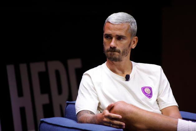 MLS, Fussball Herren, USA US-NY Antoine Griezmann, a French professional soccer player for Orlando City, during his appearance at the MLS marketing campaign on Thursday, July 16, 2026, in Manhattan, New York. The MLS launched a post-World Cup marketing campaign this week: Thank you, world--we ll take it from here. NEW YORK United States  Copyright: xDeccioxSerranox originalFilename:serrano-notitle260716_np6G4.jpg