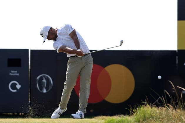 16th July 2026; Royal Birkdale Golf Club, Southport, Merseyside, England; The Open Championship, Round One; Xander Schauffele (USA) plays from the tee at the 3rd hole DavidxBlunsden