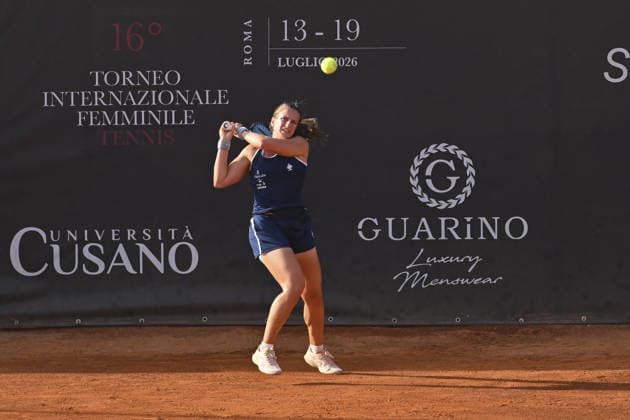 IPA86753717 - Aurora Zantedeschi of Italy faces Martina Trevisan of Italy in the round of 16 at the ATV Bancomat Tennis Open WTA, Tennis Damen 125 at the Antico Tiro a Volo Club on July 16, 2026, in Rome, Italy. (Photo by Roberto Bettacchi)  Copyright: xRobertoxBettacchi IPAxSportx xx 86753717