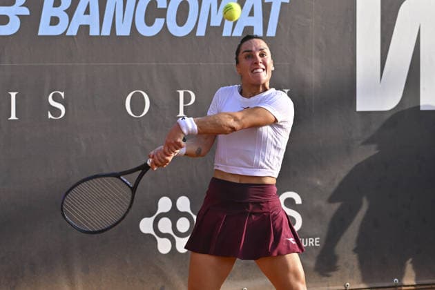 IPA86753701 - Martina Trevisan of Italy faces Aurora Zantedeschi of Italy in the round of 16 at the ATV Bancomat Tennis Open WTA, Tennis Damen 125 at the Antico Tiro a Volo Club on July 16, 2026, in Rome, Italy. (Photo by Roberto Bettacchi)  Copyright: xRobertoxBettacchi IPAxSportx xx 86753701