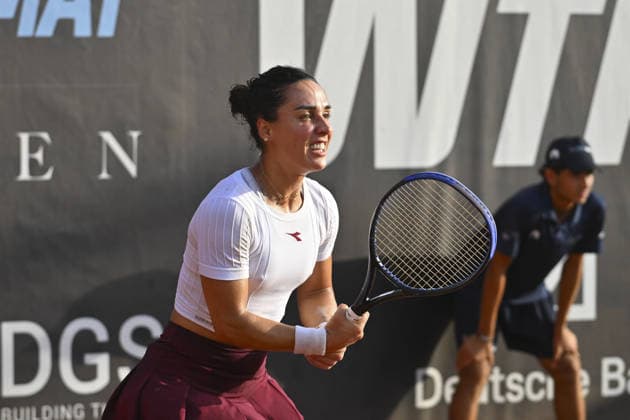 IPA86753702 - Martina Trevisan of Italy faces Aurora Zantedeschi of Italy in the round of 16 at the ATV Bancomat Tennis Open WTA, Tennis Damen 125 at the Antico Tiro a Volo Club on July 16, 2026, in Rome, Italy. (Photo by Roberto Bettacchi)  Copyright: xRobertoxBettacchi IPAxSportx xx 86753702