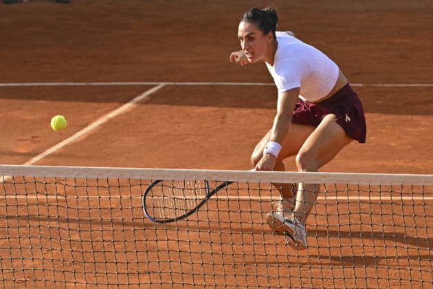 IPA86753704 - Martina Trevisan of Italy faces Aurora Zantedeschi of Italy in the round of 16 at the ATV Bancomat Tennis Open WTA, Tennis Damen 125 at the Antico Tiro a Volo Club on July 16, 2026, in Rome, Italy. (Photo by Roberto Bettacchi)  Copyright: xRobertoxBettacchi IPAxSportx xx 86753704
