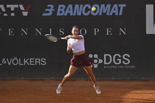 IPA86753708 - Martina Trevisan of Italy faces Aurora Zantedeschi of Italy in the round of 16 at the ATV Bancomat Tennis Open WTA, Tennis Damen 125 at the Antico Tiro a Volo Club on July 16, 2026, in Rome, Italy. (Photo by Roberto Bettacchi)  Copyright: xRobertoxBettacchi IPAxSportx xx 86753708