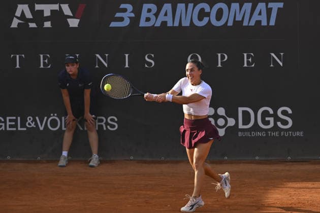 IPA86753709 - Martina Trevisan of Italy faces Aurora Zantedeschi of Italy in the round of 16 at the ATV Bancomat Tennis Open WTA, Tennis Damen 125 at the Antico Tiro a Volo Club on July 16, 2026, in Rome, Italy. (Photo by Roberto Bettacchi)  Copyright: xRobertoxBettacchi IPAxSportx xx 86753709