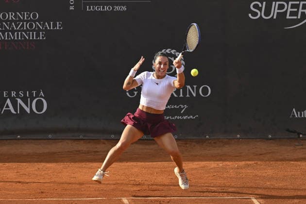 IPA86753711 - Martina Trevisan of Italy faces Aurora Zantedeschi of Italy in the round of 16 at the ATV Bancomat Tennis Open WTA, Tennis Damen 125 at the Antico Tiro a Volo Club on July 16, 2026, in Rome, Italy. (Photo by Roberto Bettacchi)  Copyright: xRobertoxBettacchi IPAxSportx xx 86753711