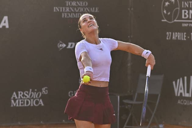 IPA86753720 - Martina Trevisan of Italy faces Aurora Zantedeschi of Italy in the round of 16 at the ATV Bancomat Tennis Open WTA, Tennis Damen 125 at the Antico Tiro a Volo Club on July 16, 2026, in Rome, Italy. (Photo by Roberto Bettacchi)  Copyright: xRobertoxBettacchi IPAxSportx xx 86753720