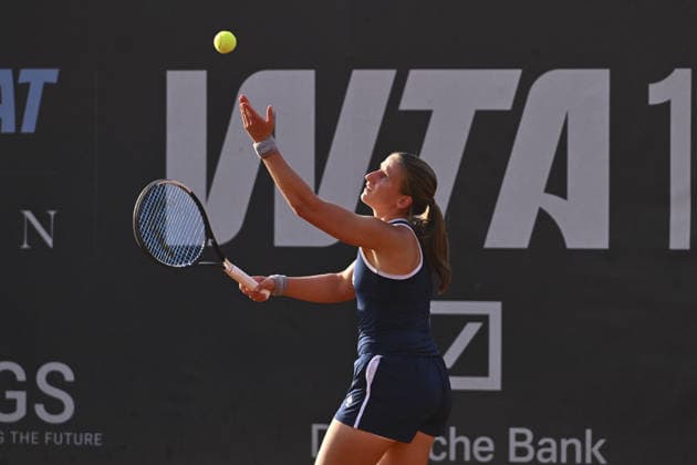 IPA86753722 - Aurora Zantedeschi of Italy faces Martina Trevisan of Italy in the round of 16 at the ATV Bancomat Tennis Open WTA, Tennis Damen 125 at the Antico Tiro a Volo Club on July 16, 2026, in Rome, Italy. (Photo by Roberto Bettacchi)  Copyright: xRobertoxBettacchi IPAxSportx xx 86753722