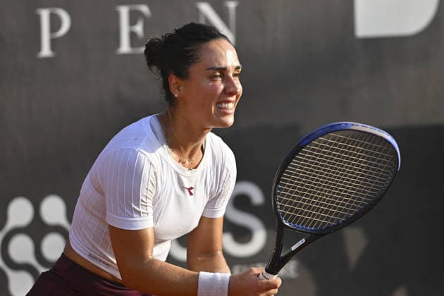 IPA86753724 - Martina Trevisan of Italy faces Aurora Zantedeschi of Italy in the round of 16 at the ATV Bancomat Tennis Open WTA, Tennis Damen 125 at the Antico Tiro a Volo Club on July 16, 2026, in Rome, Italy. (Photo by Roberto Bettacchi)  Copyright: xRobertoxBettacchi IPAxSportx xx 86753724