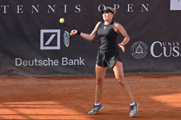 IPA86753836 - Lucija Ciric Bagaric of Croatia, teaming up with Nika Radisic of Slovenia, faced Daria Astachova of Russia and Sofia Lansere of Russia in the quarterfinal match at the ATV Bancomat Tennis Open WTA, Tennis Damen 125 at the Antico Tiro a Volo Club on July 16, 2026 in Rome, Italy. (Photo by Roberto Bettacchi)  Copyright: xRobertoxBettacchi IPAxSportx xx 86753836