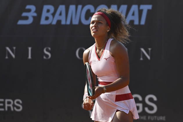 IPA86753849 - Naima Karamoko of Switzerland, playing alongside Darja Seme?istaja of Latvia, faced Yu-Yun Li of Taiwan and Rutuja Bhosale of India in the quarterfinal match at the ATV Bancomat Tennis Open WTA, Tennis Damen 125 at the Antico Tiro a Volo Club on July 16, 2026 in Rome, Italy. (Photo by Roberto Bettacchi)  Copyright: xRobertoxBettacchi IPAxSportx xx 86753849
