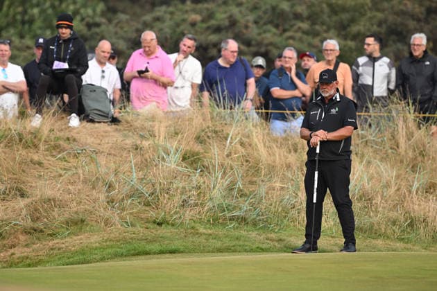 Darren Clarke (NIR) on the 1st Green 154th Open Golf Championships, Royal Birkdale, Southport, UK - 17 Jul 2026Southport Royal Birkdale United Kingdom  Copyright: xGreigxCowie Shutterstockx 16988294t