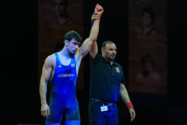 Wrestling Ranking Series Polyak & Janos & Istvan Memorial 92kg FS - Ali Magomedovitch Tcokaev (AZE) *** Wrestling Ranking Series: Janos Istvan Polyak Memorial, 92 kg Freestyle: Ali Magomedovitch Tcokaev (AZE) Copyright: xUnitedxWorldxWrestlingx xAmirrezx United World Wrestling Kadir C