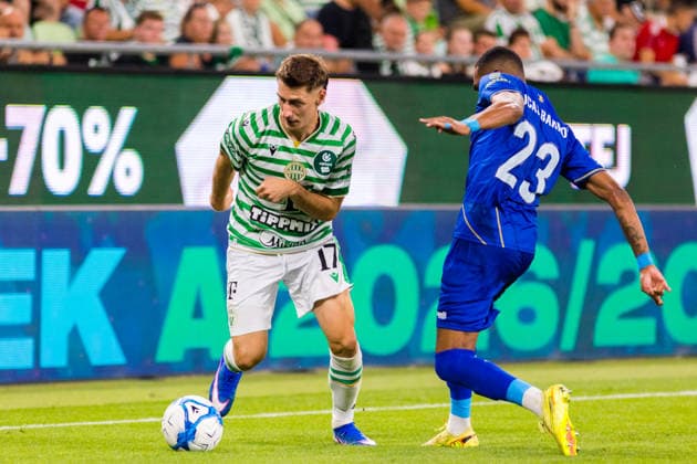 Ferencvaros v Vojvodina, UEFA Europa League qualification, Budapest, Hungary Budapest, Hungary. 16th, July 2026. Marius Corbu (17) of Ferencvaros seen during the UEFA Europa League qualification match between Ferencvaros and Vojvodina at Groupama Arena in Budapest. Hungary, Budapest  Copyright: xGonzalesxPhoto BalazsxPopalx