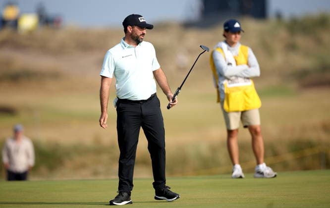 154th Open Golf Championships - Round 2 John Parry of England looks on during Round 2 of the British Open Golf Championships at Royal Birkdale in Southport, Britain, 17 July 2026. SOUTHPORT UNITED KINGDOM  Copyright: xADAMxVAUGHANx