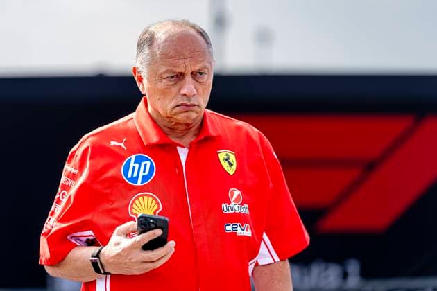 SPA - Scuderia Ferrari HP Team Principal Frederic Vasseur during the Formula 1 Belgium at Spa Francorchamps on July 17, 2026 in Spa, Belgium. (Photo by DeFodi Images) - *** SPA Scuderia Ferrari HP Team Principal Frederic Vasseur during the Formula 1 Belgian Grand Prix at Spa-Francorchamps on July 17, 2026, in Spa, Belgium. Photo by DeFodi Images