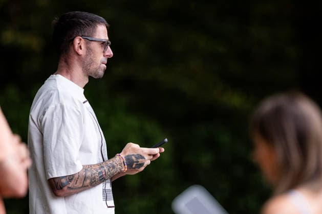 COLOGNE, GERMANY - JULY 17: Philipp Pentke (former 1. FC Koeln goalkeeper) watching the training during a training session of season 2026 27 at Geissbockheim on July 17, 2026 in Cologne, Germany. North Rhine Westphalia Germany Copyright: xSteffiexWunderlx