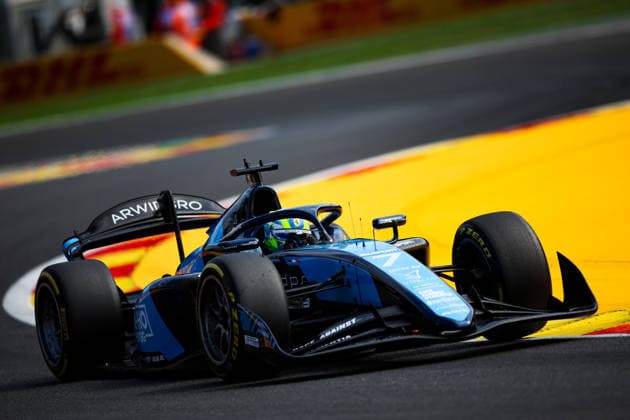 AUTO - FORMULA 2 2026 - SPA 07 BEGANOVIC Dino (swe), DAMS Lucas Oil, Dallara F2 2024, action during the 8th round of the 2026 FIA Formula 2 Championship from July 17 to 19, 2026 on the Circuit de Spa-Francorchamps, in Stavelot, Belgium -  Copyright: xEricxAlonsox