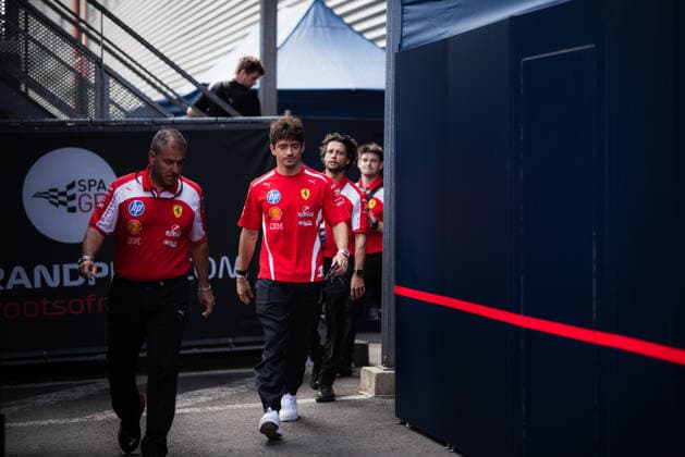 Formula 1 Moët & Chandon Belgian Grand Prix 2026 Dan Schiumarini OVERTAKE MAXPPP - Spa 17 07 2026 16 LECLERC Charles (mon), Scuderia Ferrari HP, portrait at the Formula 1 Moët & Chandon Belgian Grand Prix 2026, the 10th round of the 2026 FIA Formula 1 World Championship, WM, Weltmeisterschaft at the Circuit de Spa-Francorchamps in Spa, Belgium, from 16 to 19 July 2026 Spa Belgium  Copyright: xOVERTAKE MAXPPPxDanxSchiumarinix OVT202607173789 OVT202607173789