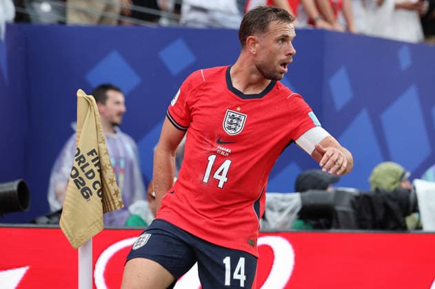 FIFA World Cup, WM, Weltmeisterschaft, Fussball 2026: Panama V England JUN 27 June 27, 2026: England midfielder Jordan Henderson (14) gets ready for a corner kick during a FIFA World Cup match between Panama and England at New York New Jersey Stadium in East Rutherford, NJ. Mike Langish CSM (Credit Image: Ã‚Â Mike Langish Cal Media) (Credit Image: Â Mike Langish Cal Sport Media) East Rutherford New Jersey United States of America EDITORIAL USE ONLY Copyright: xx ZUMA-20260627_zma_c04_323.jpg MikexLangishx csmphotothree500772