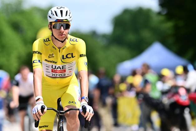 Tour de France 2026 Stage 13 BELFORT, FRANCE - JULY 17 : Pogacar Tadej (SLO) of UAE Team Emirates XRG before the start of the race during stage 13 of the 113rd edition of Tour de France an UCI World Tour 2.UWT cycling road race stage for Men Elite of 205 km with start in Dole and finish in Belfort on July 17, 2026 in Belfort, France, 17 07 2026 Belfort France  Copyright: xPeterxDexVoechtx