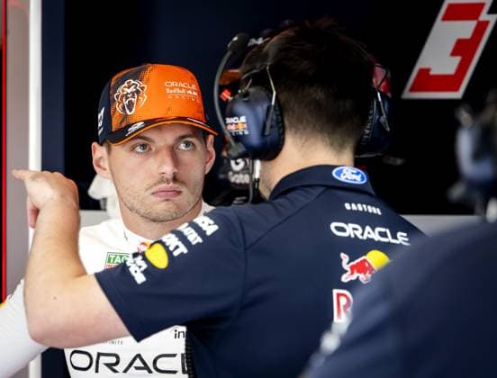 SPA - Max Verstappen (Red Bull Racing) during the first free practice session at the Spa-Francorchamps circuit ahead of the Belgian Grand Prix. SEM VAN DER WAL ANP xVIxANPxSportx xxANPxIVx 563708750 originalFilename: 563708750.jpg