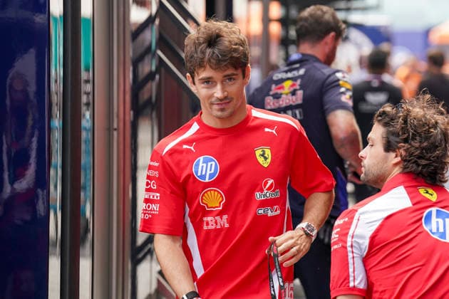 FORMULA ONE BELGIAN GRAND PRIX 2026 Charles Leclerc 16 (MON) Ferrari arriving for practice during the Formula 1 Moet & Chandon Belgian Grand Prix 2026, 10th round of the 2026 Formula 1 World Championship, WM, Weltmeisterschaft from 17th - 19th July 2026 at Circuit de Spa-Francorchamps, Stavelot, Belgium. Credit: Robbie Hoad Every Second Media Editorial use only. All images are copyright Every Second Media Limited. No images may be reproduced without prior permission. Copyright: xIMAGO EveryxSecondxMediax ESM-2070-0141 RobbiexHoadx xEveryxSecondxMediax