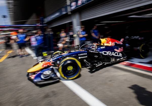 SPA - Max Verstappen (Red Bull Racing) during the first free practice session at the Spa-Francorchamps circuit ahead of the Belgian Grand Prix. SEM VAN DER WAL ANP xVIxANPxSportx xxANPxIVx 563708846 originalFilename: 563708846.jpg