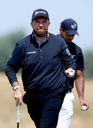154th Open Golf Championships - Round 2 Shane Lowry of Ireland reacts after a putt on the 9th hole during Round 2 of the British Open Golf Championships at Royal Birkdale in Southport, Britain, 17 July 2026. SOUTHPORT UNITED KINGDOM  Copyright: xADAMxVAUGHANx