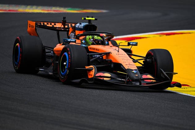 F1 - BELGIAN GRAND PRIX 2026 01 NORRIS Lando (gbr), McLaren F1 Team MCL40, action during the Formula 1 Belgian Grand Prix 2026, 10th round of the 2026 Formula One World Championship, WM, Weltmeisterschaft from July 17 to 19, 2026 on the Circuit de Spa-Francorchamps, in Stavelot, Belgium -  Copyright: xALBERTOxVIMERCATIx