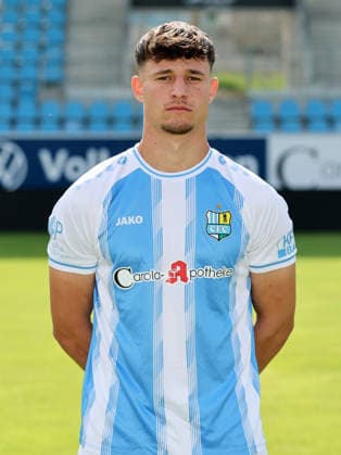 Chemnitz - Teamfoto Regionalliga Nordost Jonas Marx (19, Chemnitz), Chemnitzer FC; Regionalliga Nordost,Ê Porträttermin, 2026 2027, , Chemnitz, 17.07.2026, Stadion an der Gellertstraße, Fußball, Regionalliga Nordost, Nur für journalistische Zwecke. Only for editorial use! , *** Chemnitz Team Photo, Northeast Regional League, Jonas Marx, 19, Chemnitz, Chemnitzer FC, Northeast Regional League, Portrait Session, 2026–2027, , Chemnitz, July 17, 2026, Gellertstraße Stadium, soccer, Northeast Regional League, For journalistic purposes only, Picture Point