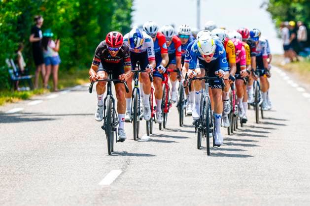 Tour de France 2026 Stage 13 BELFORT, FRANCE - JULY 17 : Alaphilippe Julian (FRA) of Tudor Pro Cycling Team in action during stage 13 of the 113rd edition of Tour de France an UCI World Tour 2.UWT cycling road race stage for Men Elite of 205 km with start in Dole and finish in Belfort on July 17, 2026 in Belfort, France, 17 07 2026 Belfort France  Copyright: xLucaxBettinix