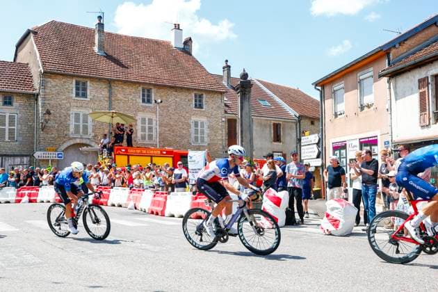 Tour de France 2026 Stage 13 BELFORT, FRANCE - JULY 17 : Gregoire Romain (FRA) of Groupama - FDJ United in action during stage 13 of the 113rd edition of Tour de France an UCI World Tour 2.UWT cycling road race stage for Men Elite of 205 km with start in Dole and finish in Belfort on July 17, 2026 in Belfort, France, 17 07 2026 Belfort France  Copyright: xLucaxBettinix