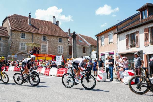 Tour de France 2026 Stage 13 BELFORT, FRANCE - JULY 17 : Bennett George (NZL) of NSN Cycling Team in action during stage 13 of the 113rd edition of Tour de France an UCI World Tour 2.UWT cycling road race stage for Men Elite of 205 km with start in Dole and finish in Belfort on July 17, 2026 in Belfort, France, 17 07 2026 Belfort France  Copyright: xLucaxBettinix