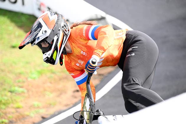 RECORD DATE NOT STATED 17th July 2026; Brisbane SX International BMX Centre, Brisbane, Queensland, Australia: 2026 UCI BMX Racing World Championships, Day One; 3 Judy BAAUW (Women Elite) NED during practice on day 1 NigelxOwen