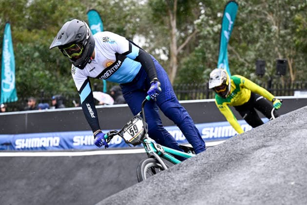 RECORD DATE NOT STATED 17th July 2026; Brisbane SX International BMX Centre, Brisbane, Queensland, Australia: 2026 UCI BMX Racing World Championships, Day One; 59 Gonzalo MOLINA (Men Elite) ARG during practice on day 1 NigelxOwen