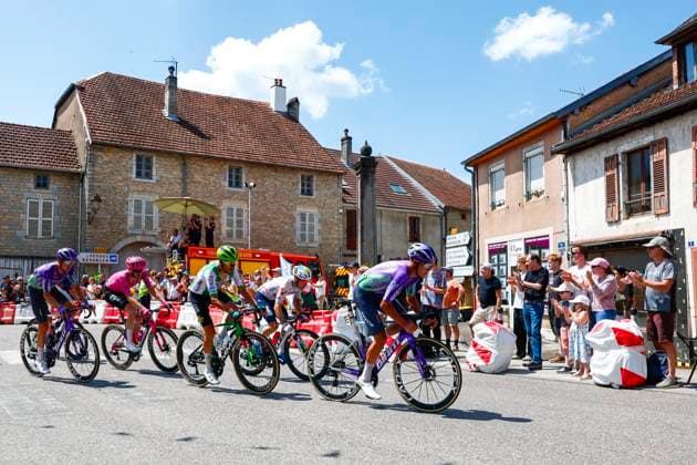 Tour de France 2026 Stage 13 BELFORT, FRANCE - JULY 17 : Plapp Luke (AUS) of Team Jayco AlUla in action during stage 13 of the 113rd edition of Tour de France an UCI World Tour 2.UWT cycling road race stage for Men Elite of 205 km with start in Dole and finish in Belfort on July 17, 2026 in Belfort, France, 17 07 2026 Belfort France  Copyright: xLucaxBettinix