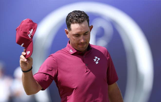 154th Open Golf Championships - Round 2 Lucas Herbert of Australia acknowledges the crowd on the 18th hole after shooting a 62 during Round 2 of the British Open Golf Championships at Royal Birkdale in Southport, Britain, 17 July 2026. SOUTHPORT UNITED KINGDOM  Copyright: xADAMxVAUGHANx