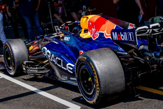 SPA - Side view of the car of Formula 1 driver Max Verstappen of Oracle Red Bull Racing during the Formula 1 Belgium Tour at Spa Francorchamps on July 17, 2026 in Spa, Belgium. (Photo by DeFodi Images) - *** SPA Side view of the car driven by Formula 1 driver Max Verstappen of Oracle Red Bull Racing during the Formula 1 Belgian Grand Prix at Spa-Francorchamps on July 17, 2026, in Spa, Belgium. Photo by DeFodi Images