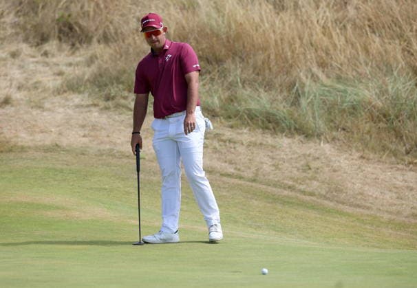 154th Open Golf Championships - Round 2 Lucas Herbert of Australia reacts after missing a birdie putt on the 17th hole during Round 2 of the British Open Golf Championships at Royal Birkdale in Southport, Britain, 17 July 2026. SOUTHPORT UNITED KINGDOM  Copyright: xADAMxVAUGHANx