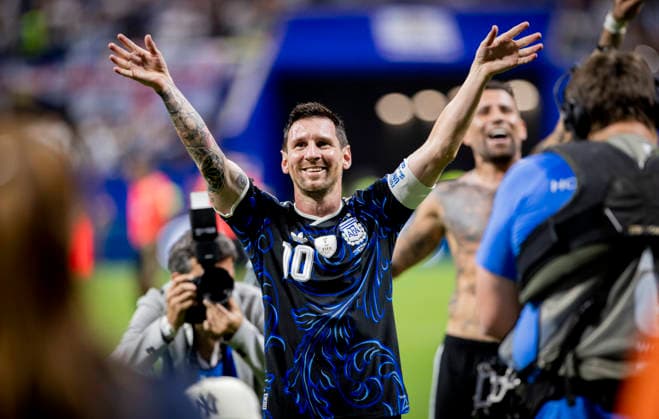 Atlanta, USA 15th Jul 2026. Lionel Messi (ARG) England - Argentina World Cup England - Argentinien 15.07.2026 *** Atlanta, USA, July 15, 2026 Lionel Messi ARG England Argentina World Cup England Argentina July 15, 2026