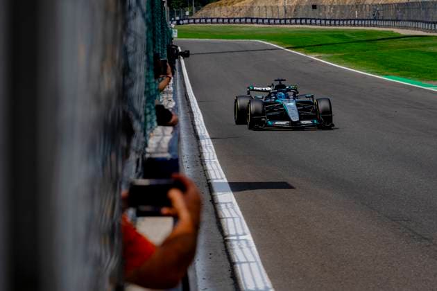 SPA - Formula 1 driver George Russell of the Mercedes AMG-Petronas Formula One Team during the Formula 1 Belgium at Spa Francorchamps on July 17, 2026 in Spa, Belgium. (Photo by DeFodi Images) - *** SPA Formula 1 driver George Russell of the Mercedes AMG Petronas Formula One Team during the Formula 1 Belgian Grand Prix at Spa-Francorchamps on July 17, 2026, in Spa, Belgium. Photo by DeFodi Images