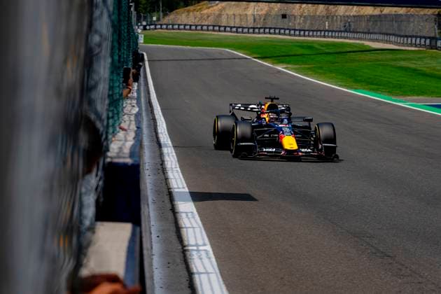 SPA - Formula 1 driver Max Verstappen of Oracle Red Bull Racing during the Formula 1 Belgium at Spa Francorchamps on July 17, 2026 in Spa, Belgium. (Photo by DeFodi Images) - *** SPA Formula 1 driver Max Verstappen of Oracle Red Bull Racing during the Formula 1 Belgian Grand Prix at Spa-Francorchamps on July 17, 2026, in Spa, Belgium. Photo by DeFodi Images
