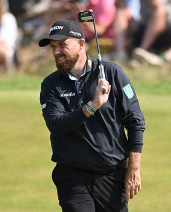Shane Lowry (IRE) reacts after missing a birdie Putt on the 3rd Green 154th Open Golf Championships, Royal Birkdale, Southport, UK - 17 Jul 2026Southport Royal Birkdale United Kingdom  Copyright: xGreigxCowie Shutterstockx 16988294at