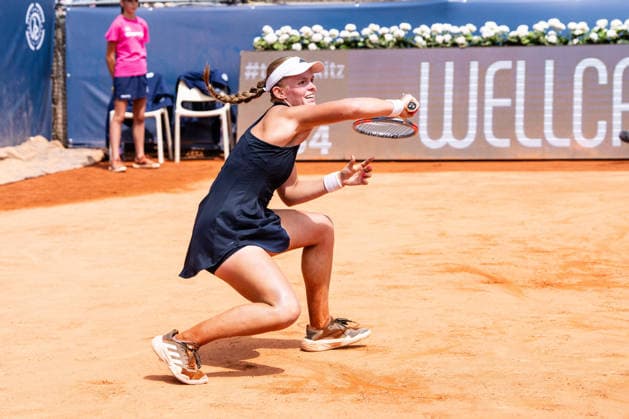 TENNIS - WTA, Tennis Damen Generali Open Ladies Kitzbuehel KITZBUEHEL,AUSTRIA,17.JUL.26 - TENNIS - WTA Tour, Generali Open Ladies Kitzbuehel. Image shows Jeline Vandromme (BEL).  GEPAxpictures xJulioxArellano