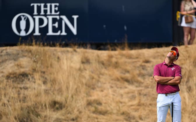 Lucas Herbert (AUS) leader of the Open Championship with a Championship equalling record -8 on the 15th Green 154th Open Golf Championships, Royal Birkdale, Southport, UK - 17 Jul 2026Southport Royal Birkdale United Kingdom  Copyright: xGreigxCowie Shutterstockx 16988294bh