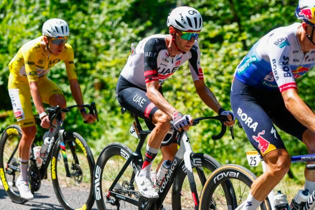 Tour de France 2026 Stage 13 BELFORT, FRANCE - JULY 17 : Grossschartner Felix (AUT) of UAE Team Emirates - XRG in action during stage 13 of the 113rd edition of Tour de France an UCI World Tour 2.UWT cycling road race stage for Men Elite of 205 km with start in Dole and finish in Belfort on July 17, 2026 in Belfort, France, 17 07 2026 Belfort France  Copyright: xLucaxBettinix