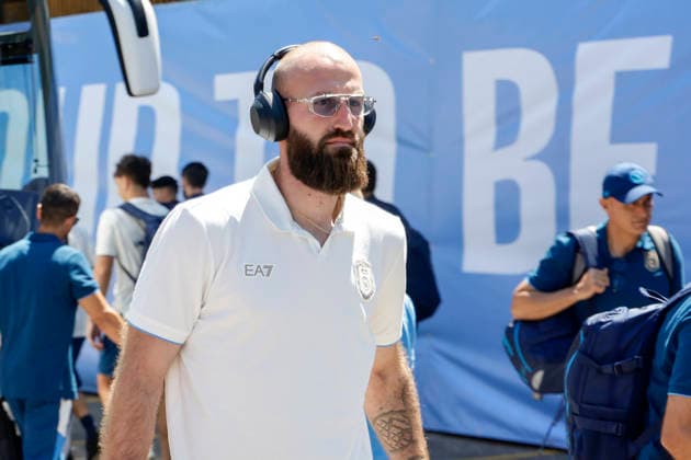 SSC Napoli preseason 2026-27 Napoli s Serbian goalkeeper Vanja Milinkovic Savic during the arrival of SSC Napoli™s 2026 27 pre-season training camp in Val di Sole, Trentino, Dimaro Folgarida, 17 July 2026. _BPH5203 Copyright: xAntonioxBalascox