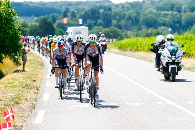 Tour de France 2026 Stage 13 BELFORT, FRANCE - JULY 17 : Vermeersch Florian (BEL) of UAE Team Emirates XRG in action during stage 13 of the 113rd edition of Tour de France an UCI World Tour 2.UWT cycling road race stage for Men Elite of 205 km with start in Dole and finish in Belfort on July 17, 2026 in Belfort, France, 17 07 2026 Belfort France  Copyright: xLucaxBettinix